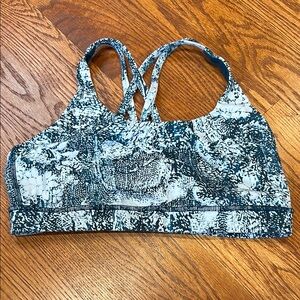 Lululemon Energy Bra - 10 - Blue - Wildwood